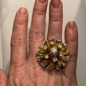 Gold burst ring